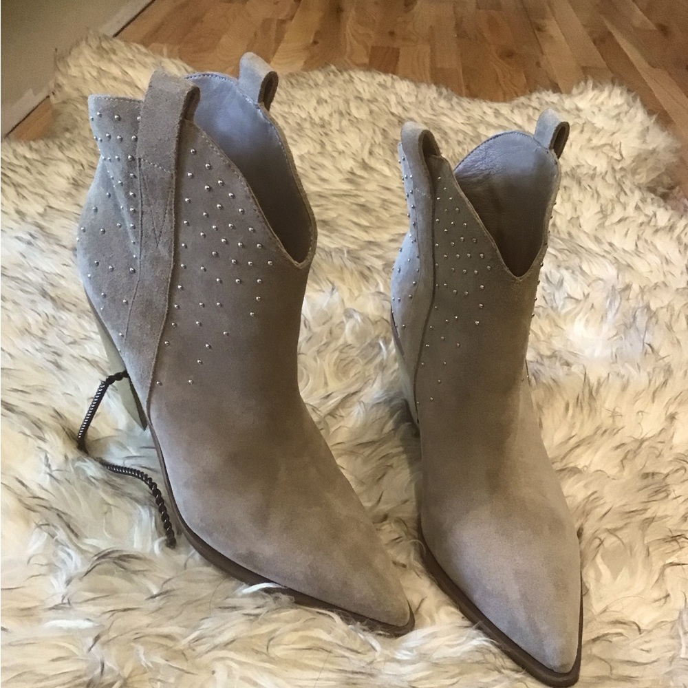 Sigerson Morrison Suede Kalie Booties Size 40
